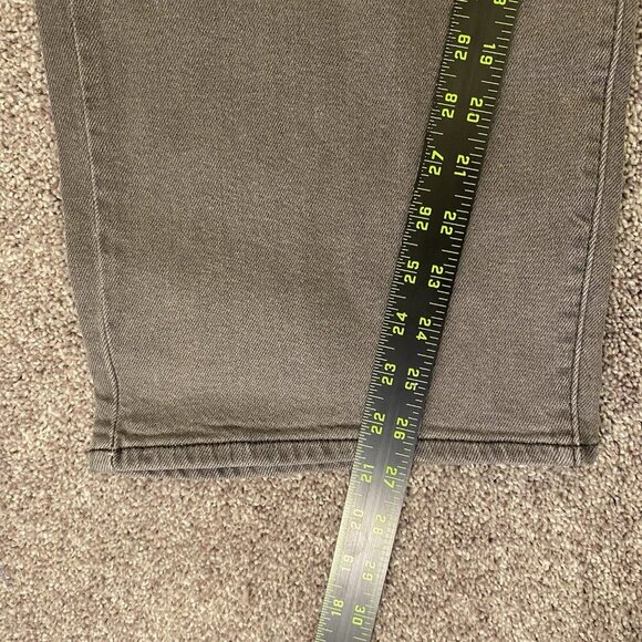 Levi’s Women’s Ribcage Straight Ankle Jeans Plus Size 22 W M Gray NWT $69 - Picture 12 of 16